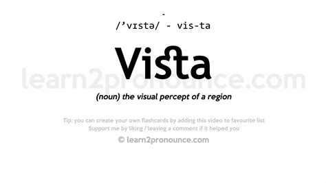 vista 뜻: 시야와 전망의 교차로에서